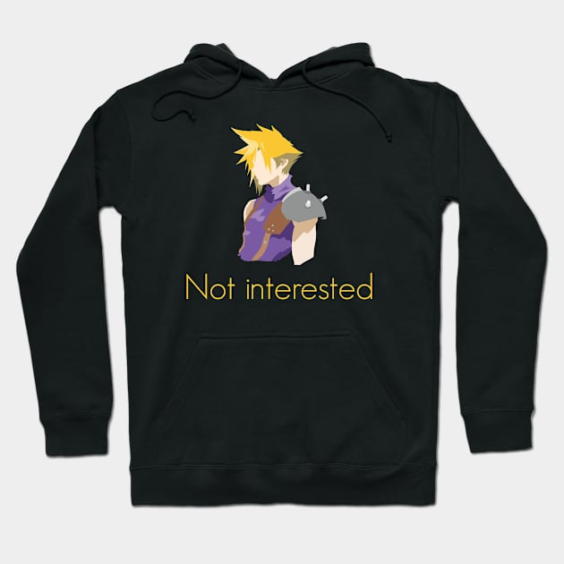 Iconic Cloud Strife Quote Final Fantasy 7 Hoodie by Kidrock96